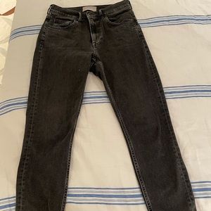 Jeans, black, ankle
